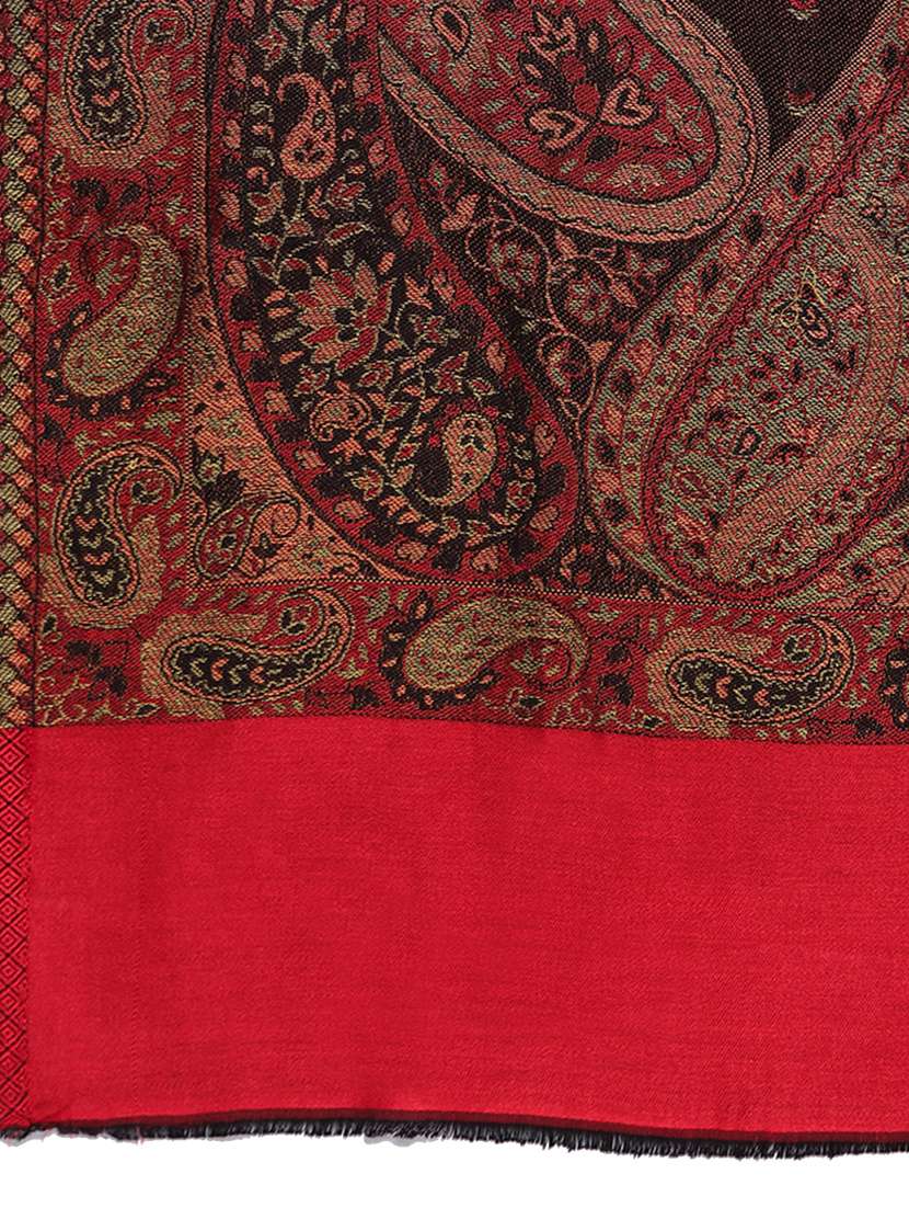 brown modal silk stole - 17454512 - Standard Image - 2