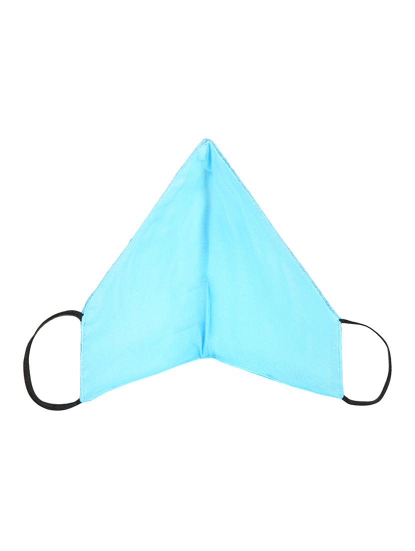 blue cotton printed men mask - 17454787 - Standard Image - 2
