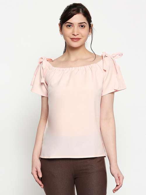 boat neck solid top  - 17457773 -  Standard Image - 0