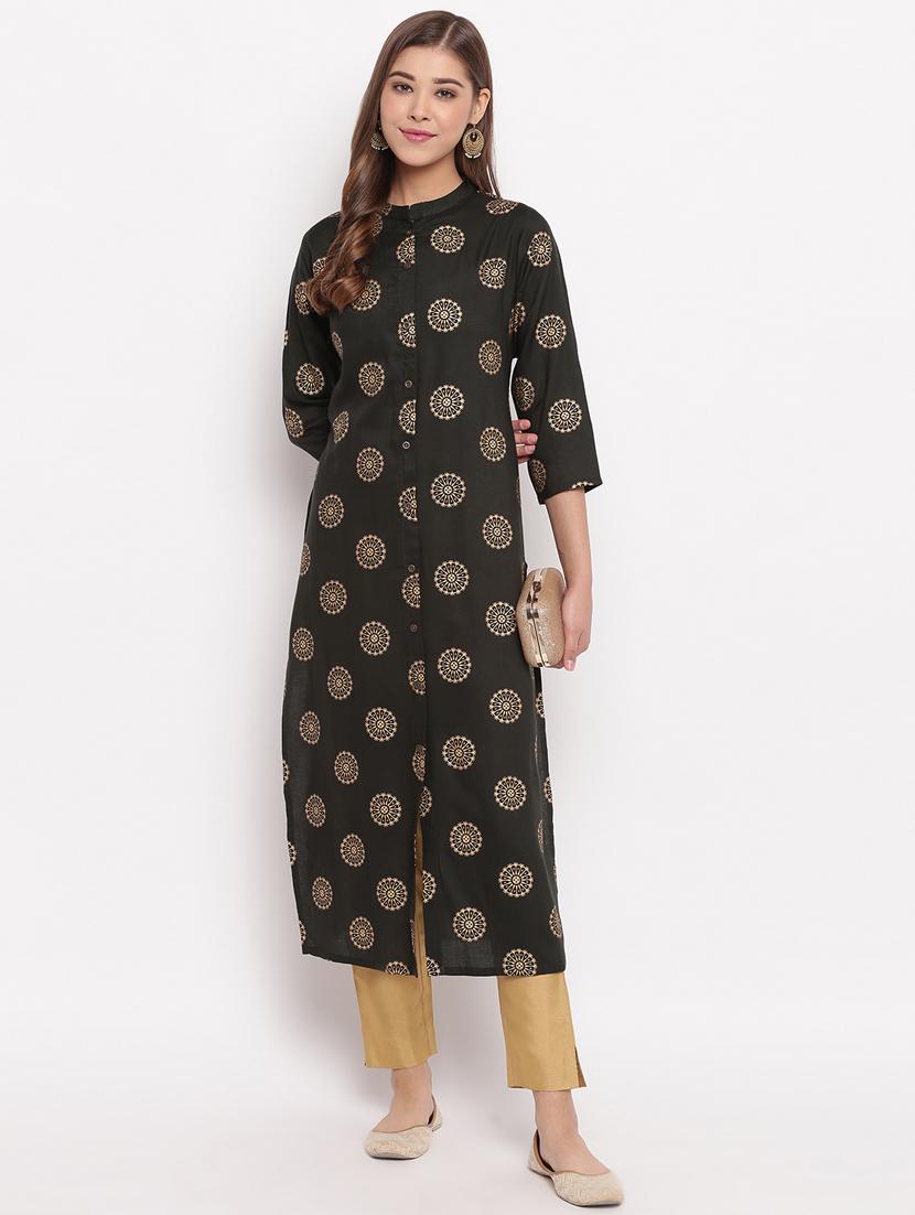 women's front slit kurta - 17459535 -  Zoom Image - 0