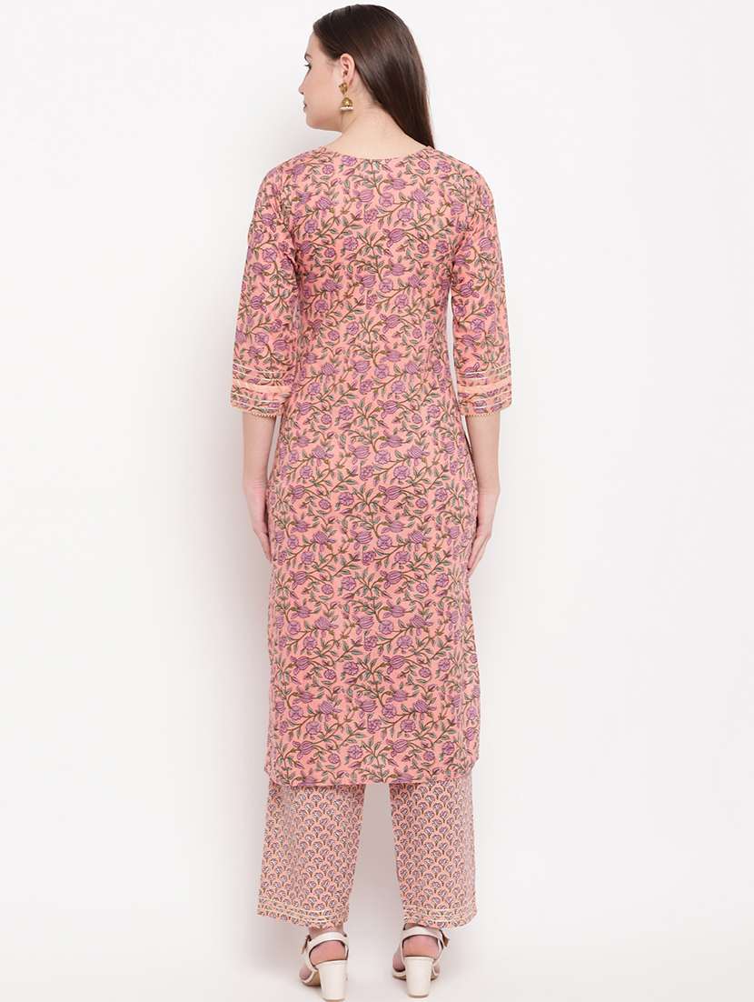 printed kurta pant set - 17459655 -  Standard Image - 2