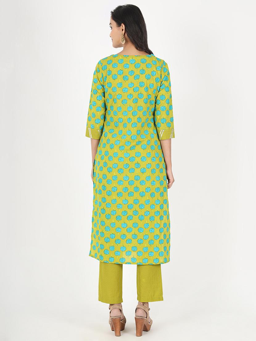 floral kurta pant set - 17459703 - Standard Image - 2
