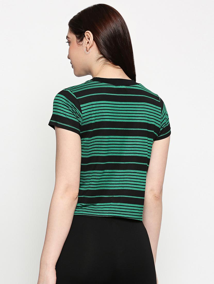 crew neck striped tee - 17461355 - Standard Image - 2