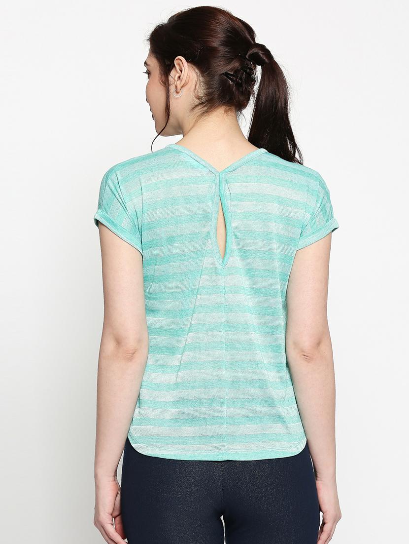 round neck striped tee - 17461370 - Standard Image - 2