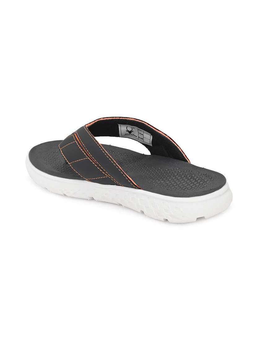 grey faux leather toe separator slippers - 17461507 -  Standard Image - 2