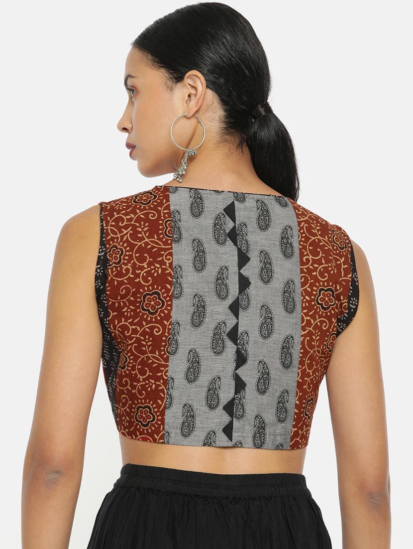 back printed blouse - 17462198 - Standard Image - 2