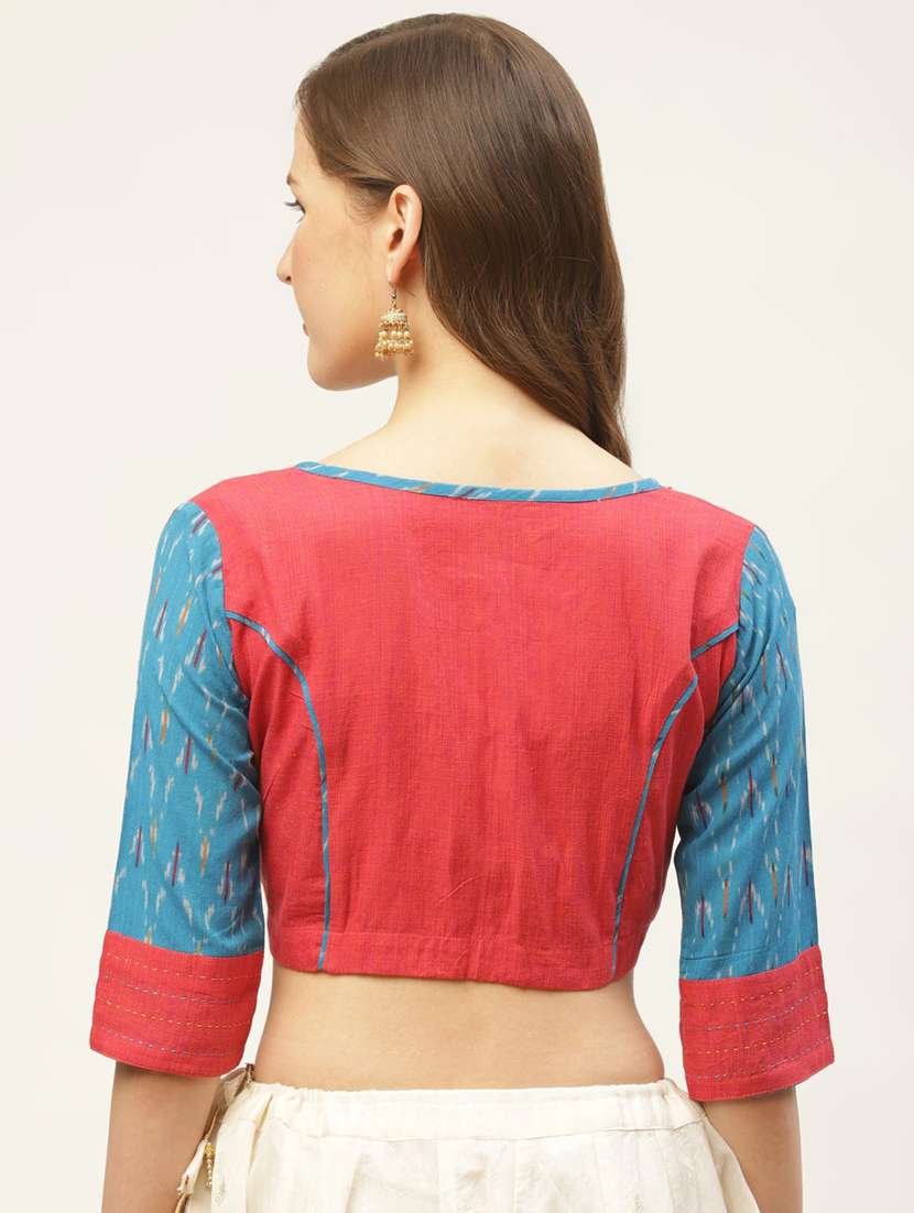ikat printed blouse - 17462212 -  Standard Image - 2