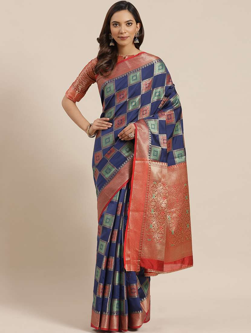 women's banarasi saree with blouse