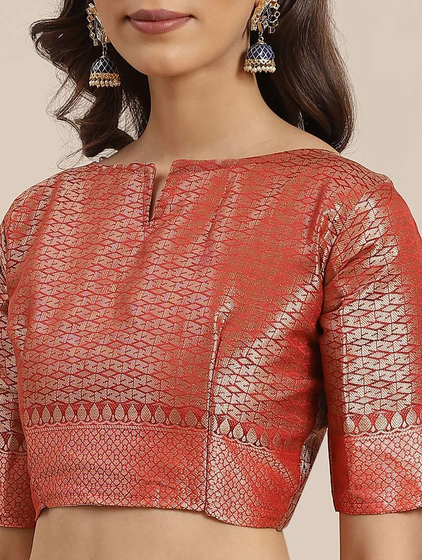 women's banarasi saree with blouse - 17462482 -  Standard Image - 2