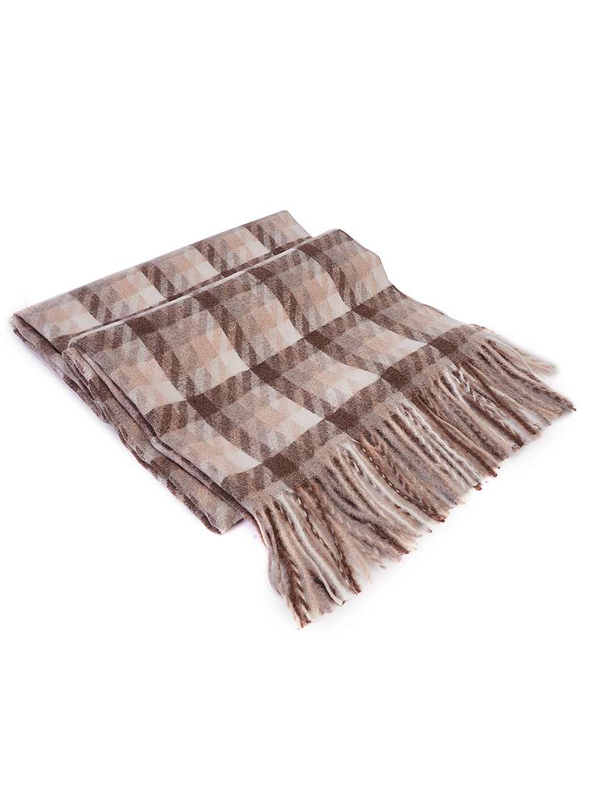 women's checks print stole - 17462833 -  Standard Image - 2