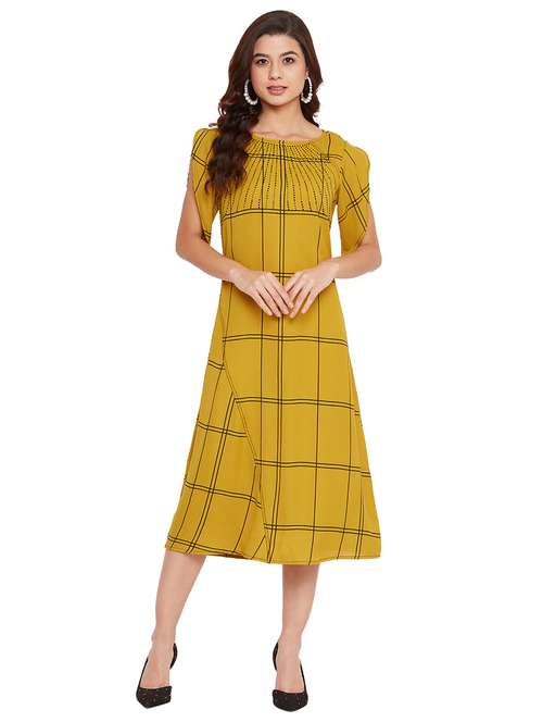 women's  self design dress - 17462929 -  Standard Image - 0
