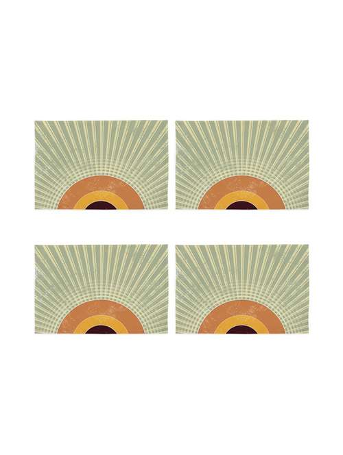 Satin Polyester Dinning Table Placements Set Of 4