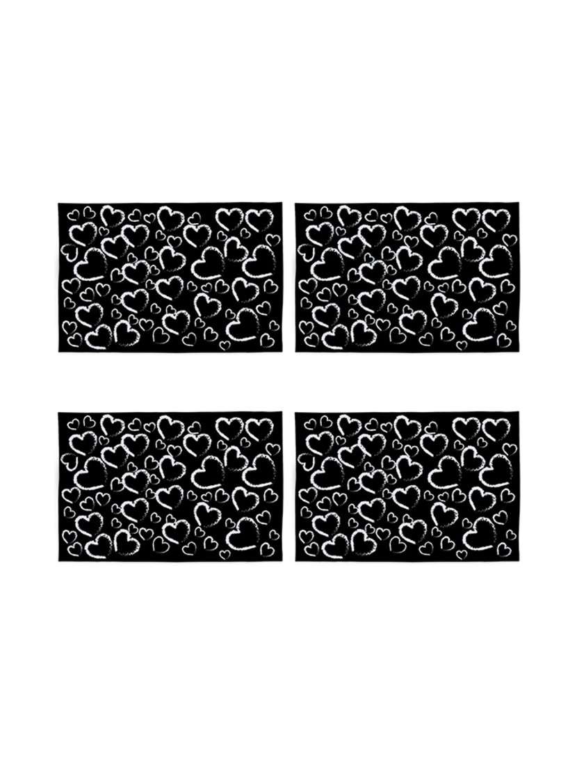  satin polyester dinning table placements set of 4