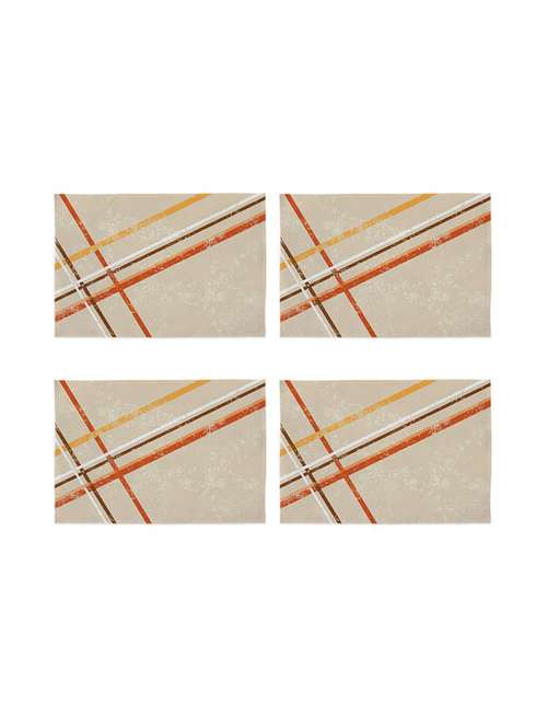 Satin Polyester Dinning Table Placements Set Of 4