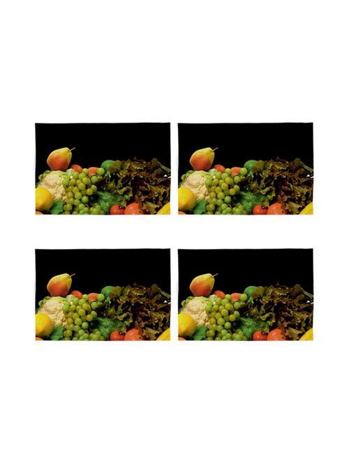  satin polyester dinning table placements set of 4 - 17463030 -  Standard Image - 0