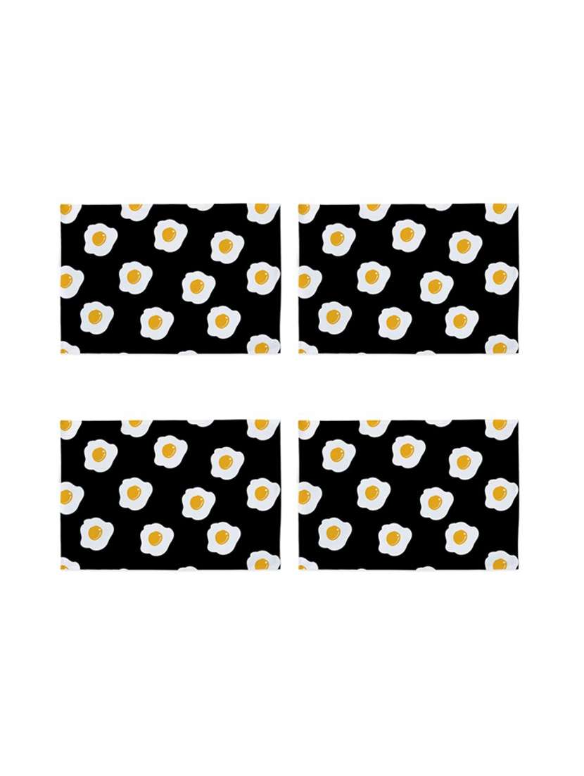  satin polyester dinning table placements set of 4