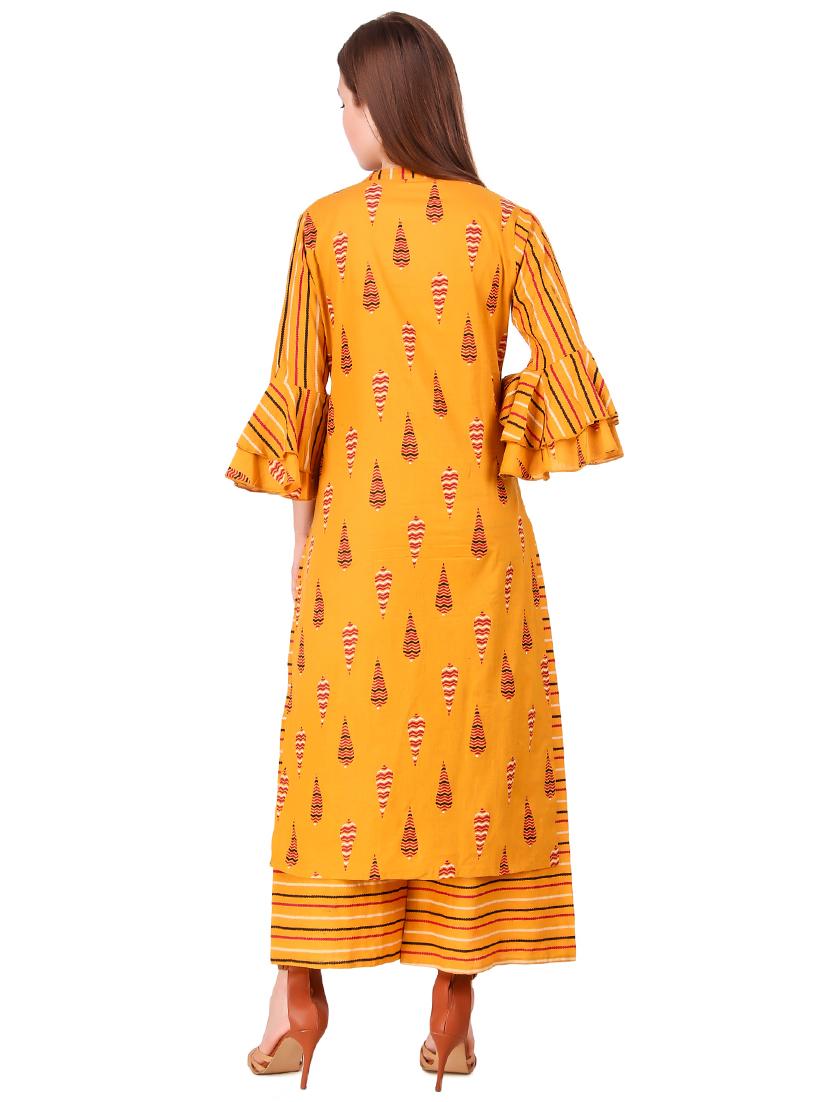 printed kurta palazzo set - 17463192 - Standard Image - 2