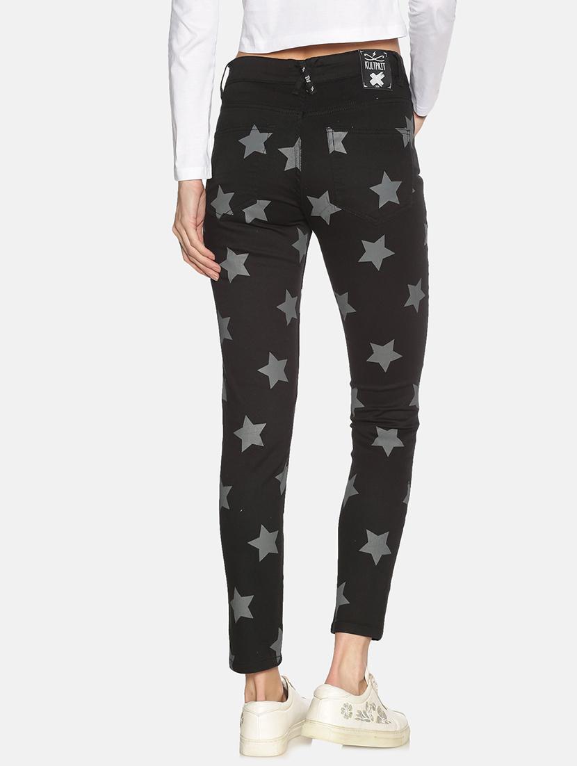 women's printed slim fit jeans - 17465192 - Standard Image - 2