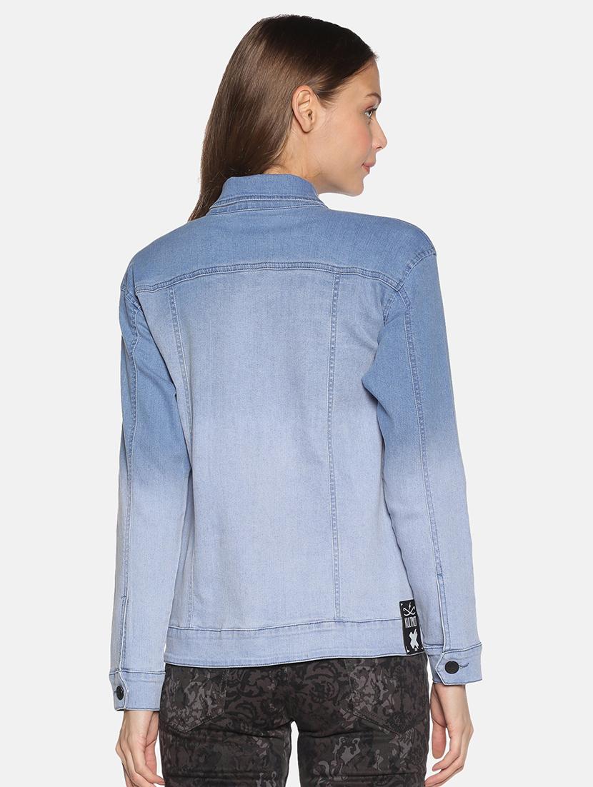 ombre denim jacket - 17465199 - Standard Image - 2