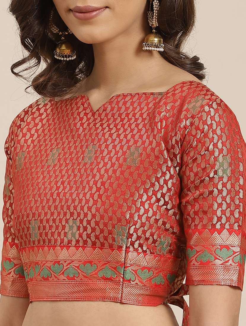 women's banarasi saree with blouse - 17465478 -  Standard Image - 2