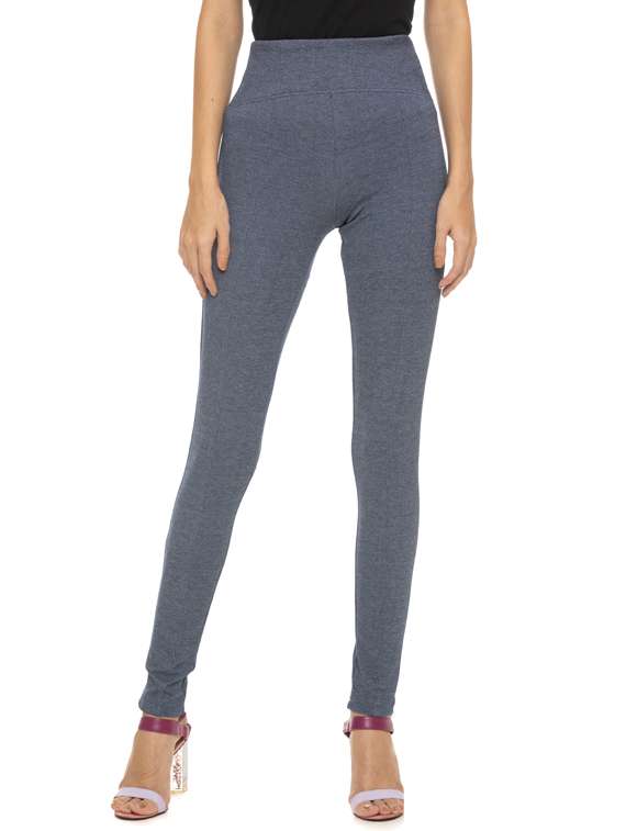high rise solid  legging