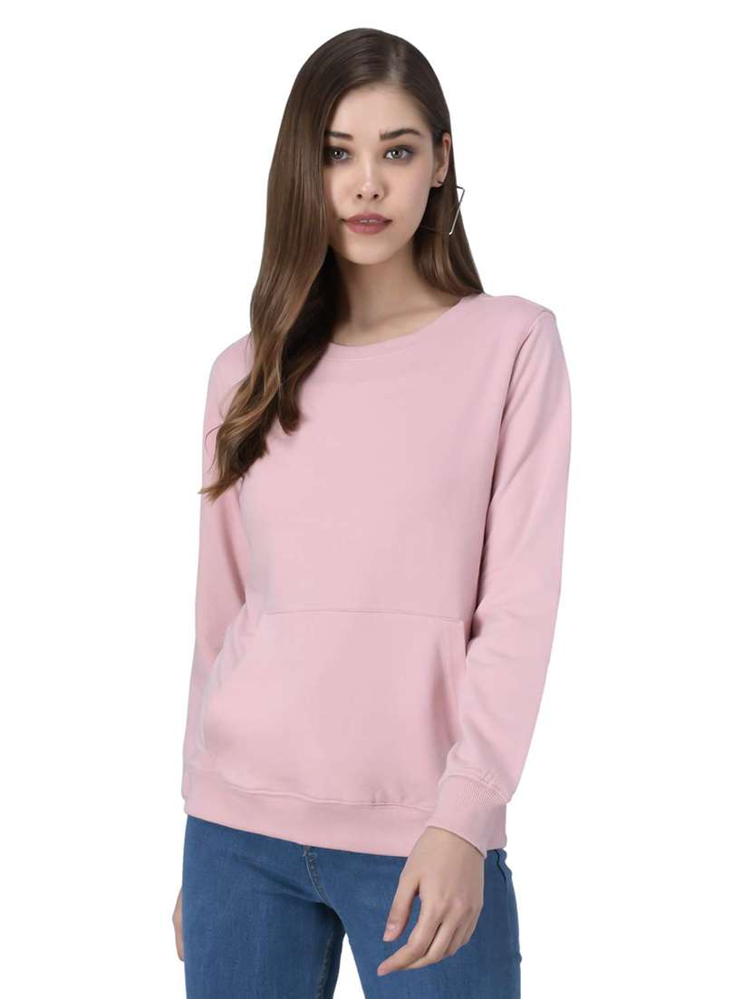 women's plain sweatshirt