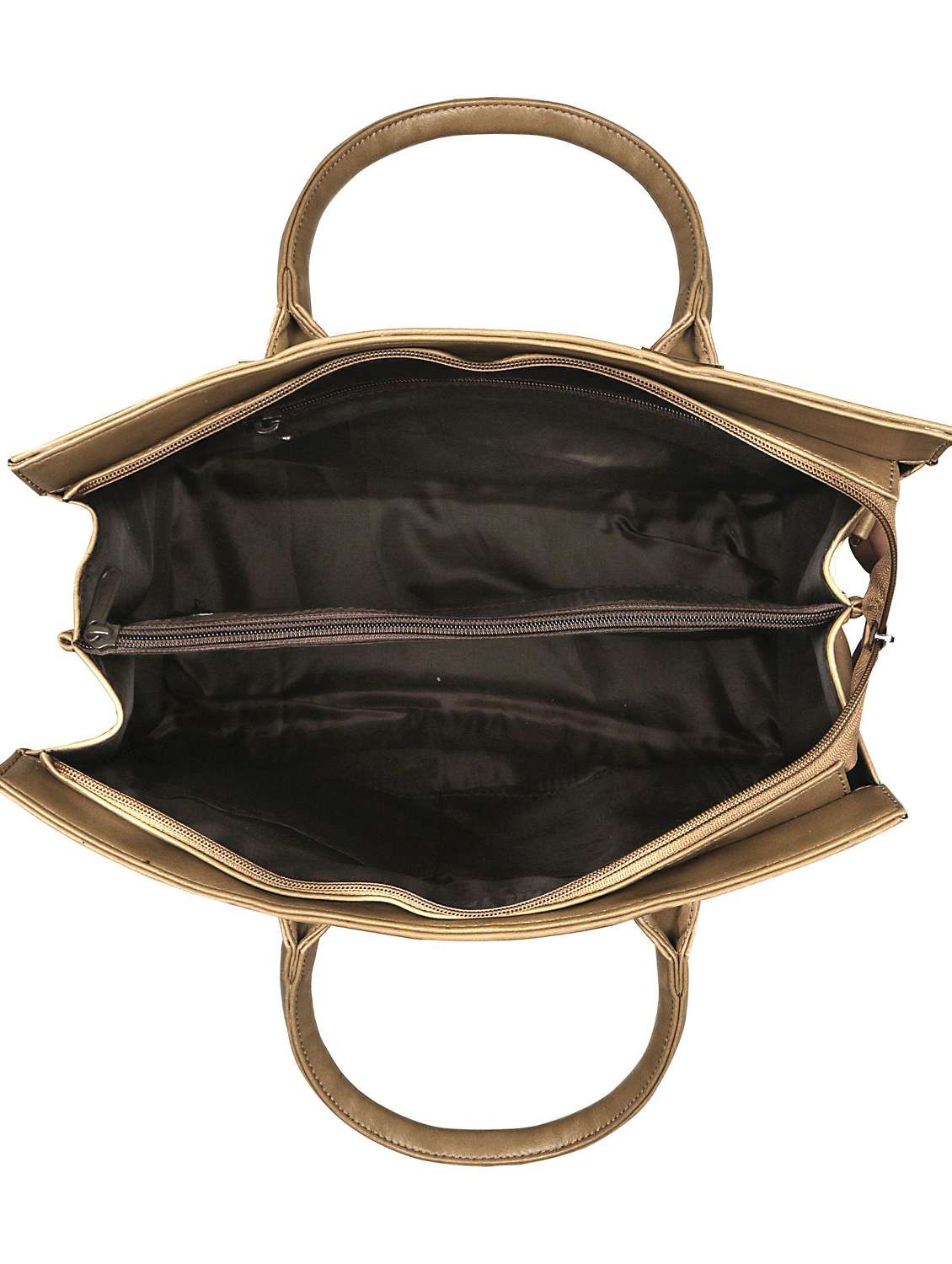 nude leatherette (pu) handbag - 17466712 - Standard Image - 2