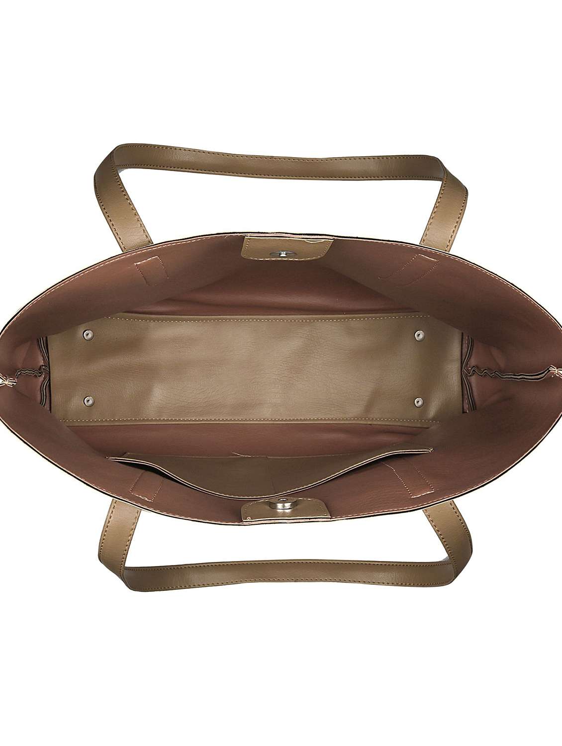 nude leatherette (pu) handbag - 17466727 -  Standard Image - 2