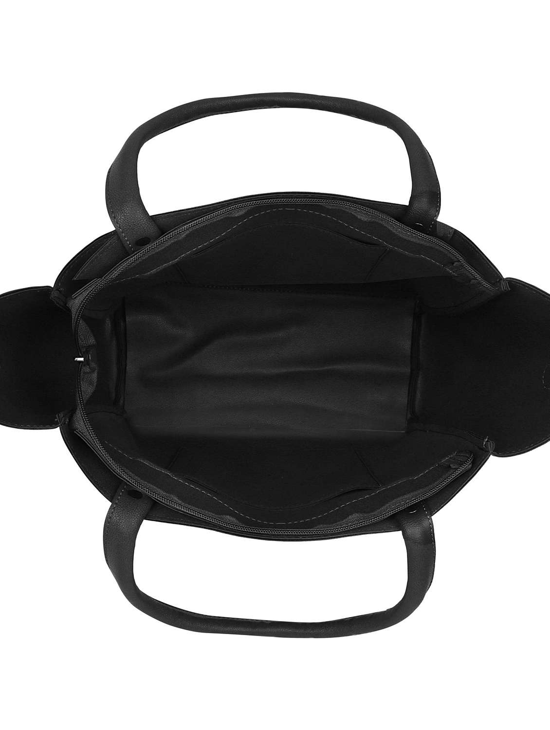 black leatherette (pu) handbag - 17466733 -  Standard Image - 2