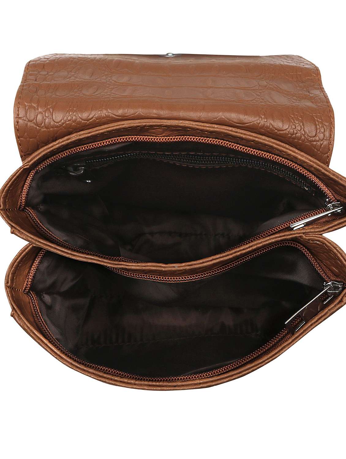 nude leatherette (pu) sling bag - 17466775 - Standard Image - 2