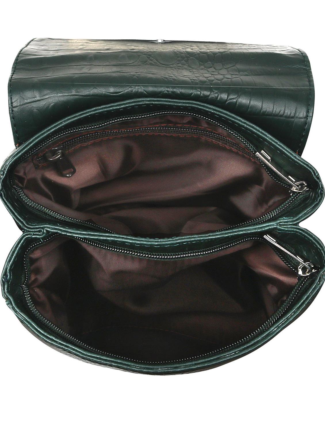 green leatherette (pu) sling bag - 17466776 - Standard Image - 2