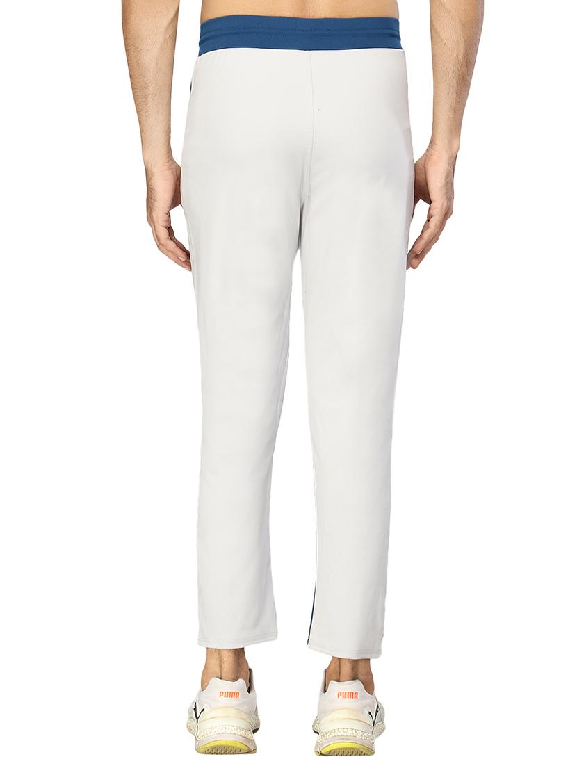 white color block full length track pant - 17470801 - Standard Image - 2