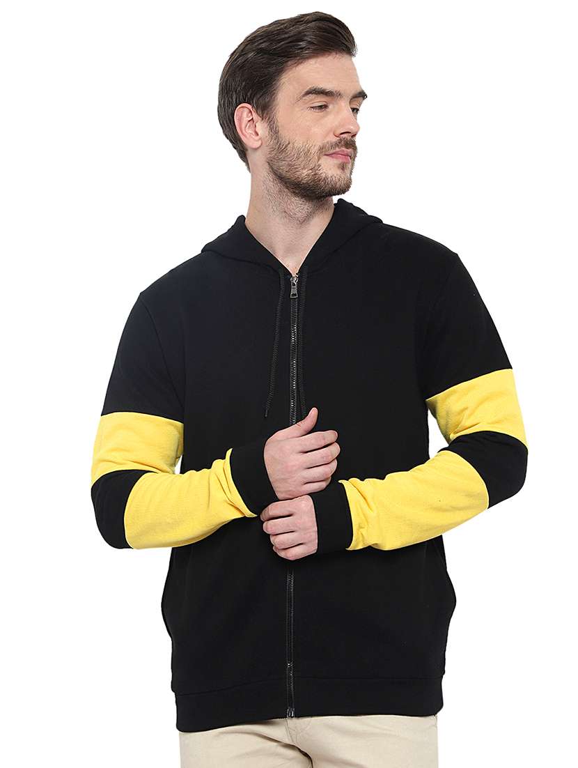 mens color block sweatshirt