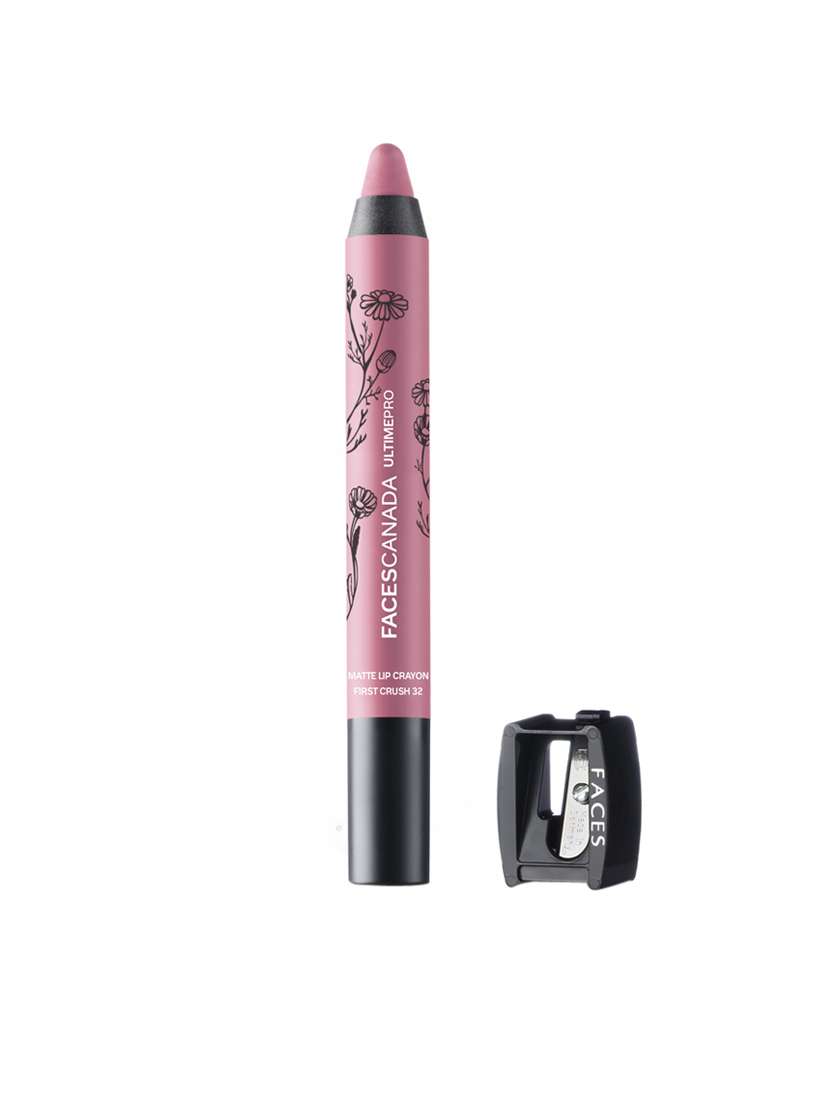 faces canada ultime pro matte lip crayon first crush?32 2.8gm