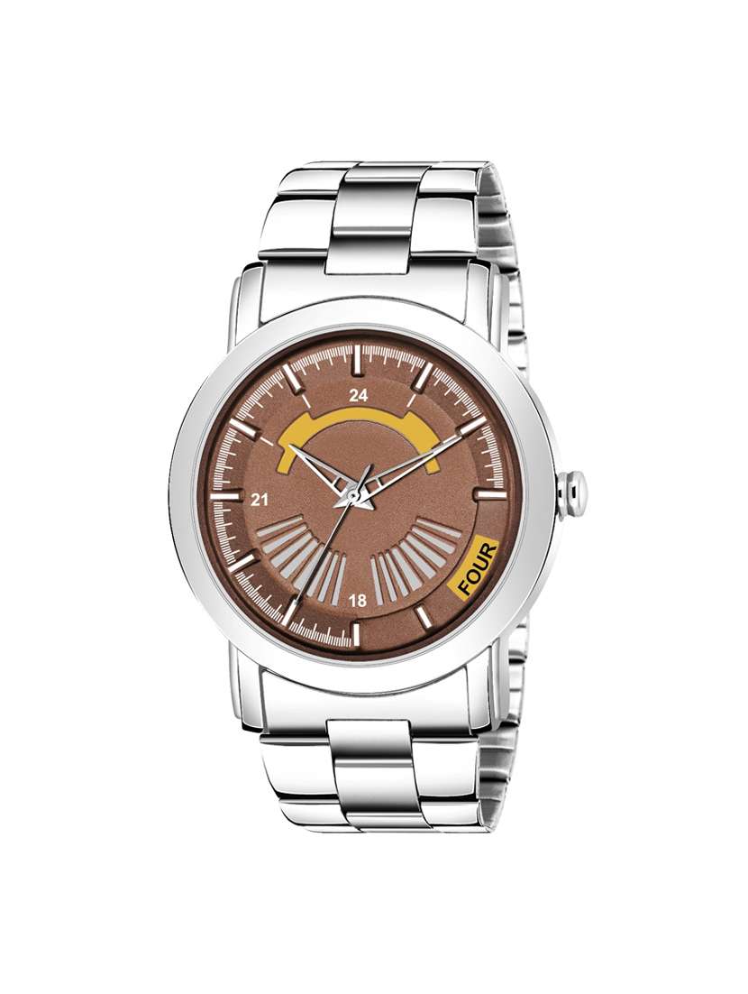 black 101 steel stylish strap with attractive eye catchy black dial professional and casual wear analog watch - for girls