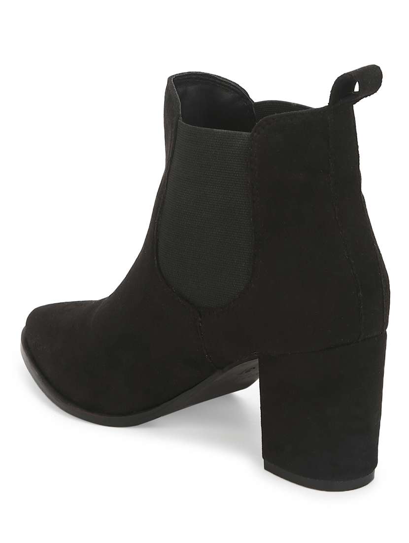 black ankle length boot - 17472865 - Standard Image - 2