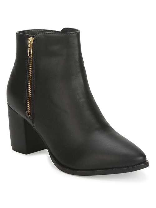 black ankle length boot - 17472868 -  Standard Image - 0