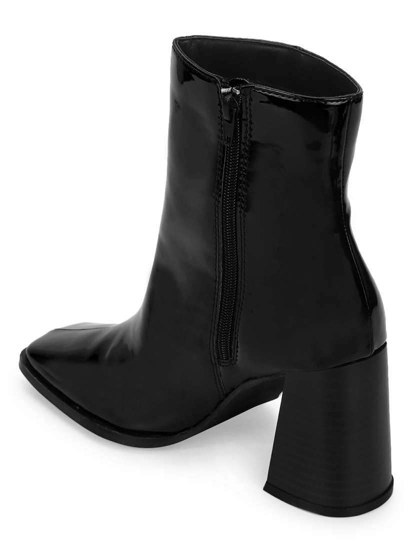 black ankle length boot - 17472869 - Standard Image - 2