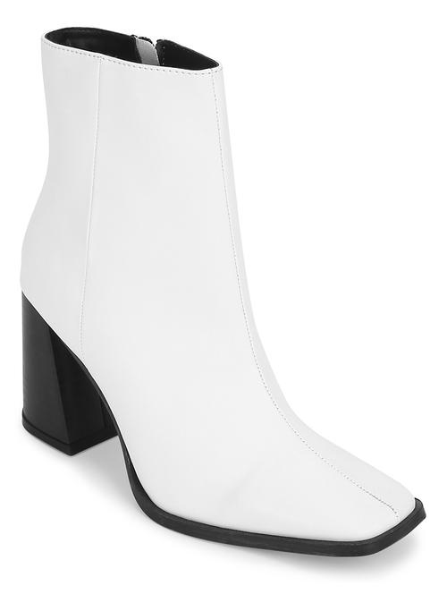white ankle length boot - 17472871 -  Standard Image - 0