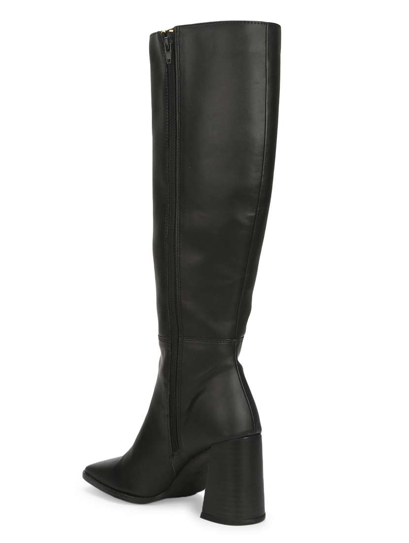 black knee length boot - 17472873 - Standard Image - 2