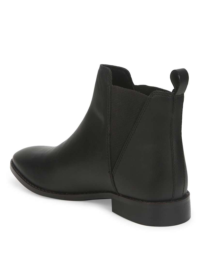 black ankle length boot - 17472878 - Standard Image - 2
