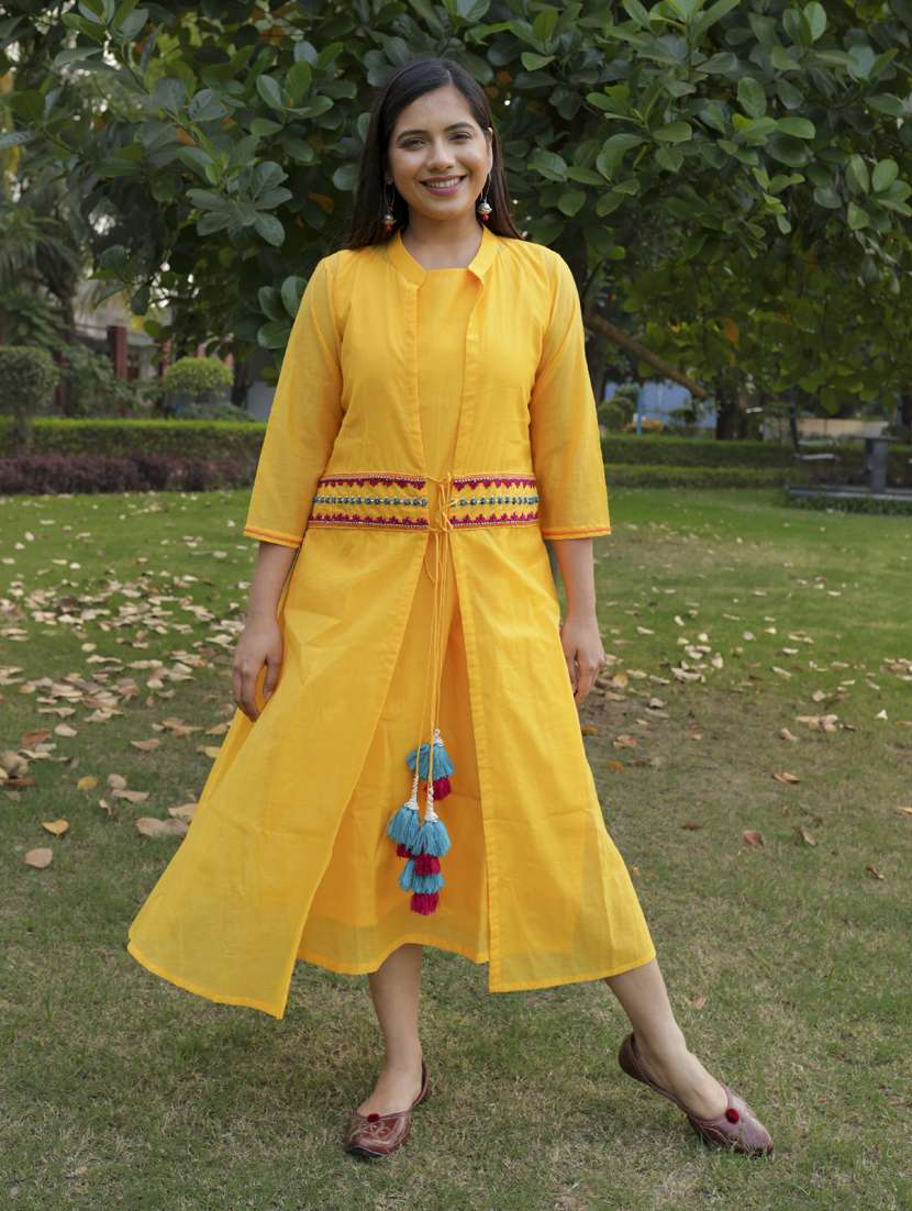 women's layered kurta