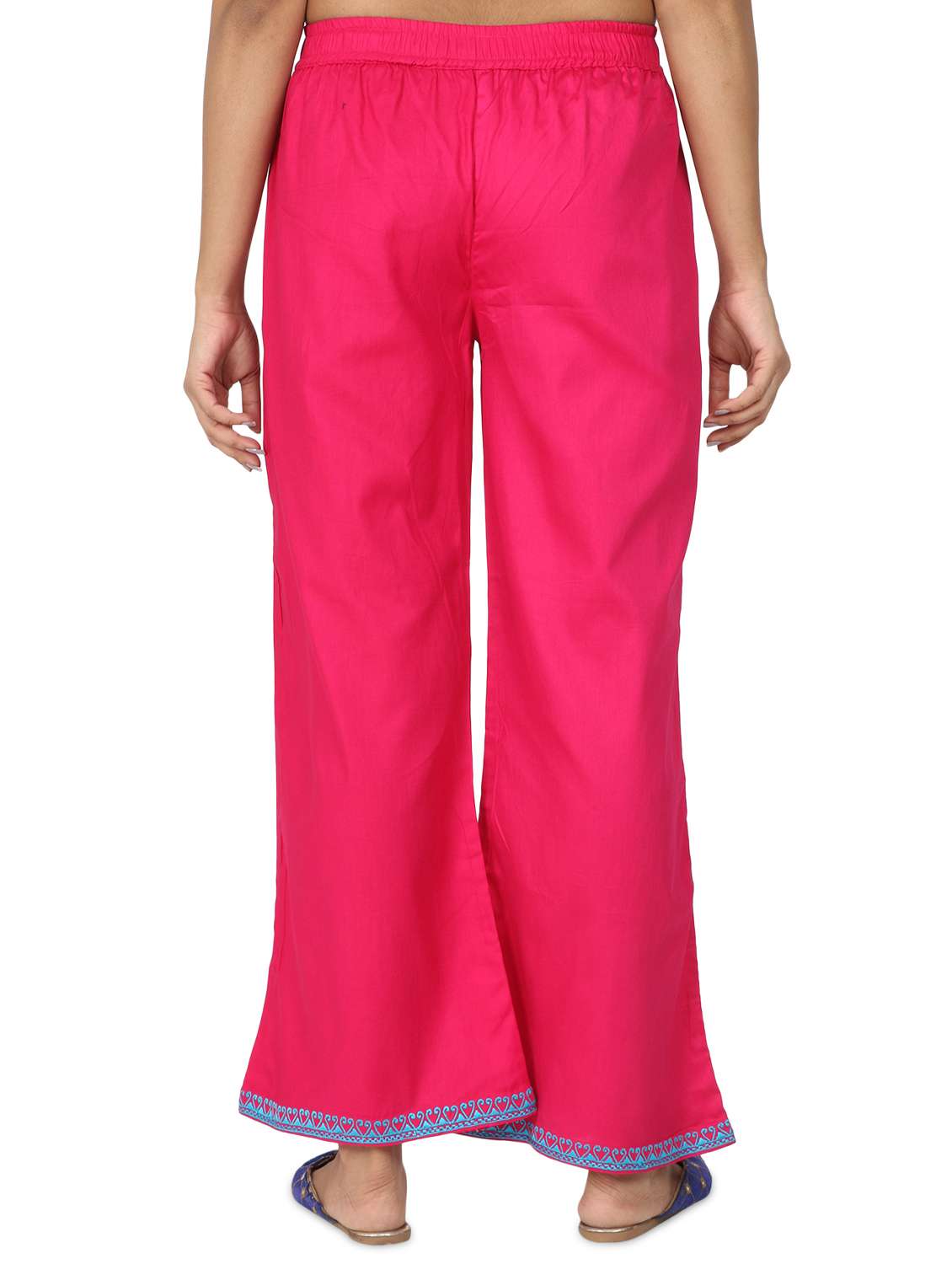 embroidered hem palazzo - 17475126 -  Standard Image - 2
