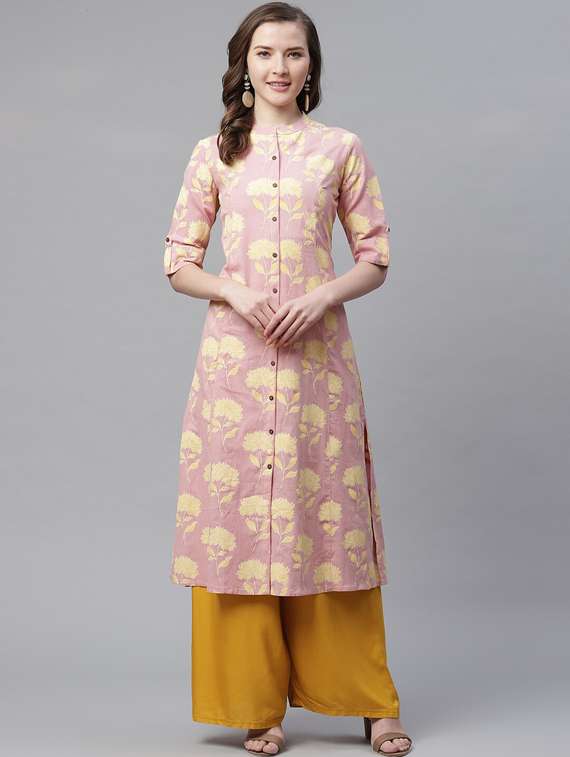 women's front slit kurta
