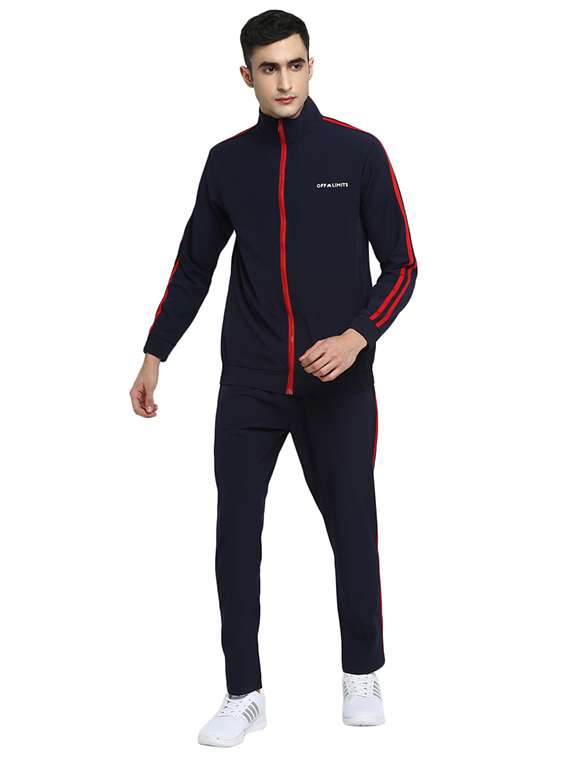 navy blue taped track suit - 17478961 -  Standard Image - 2