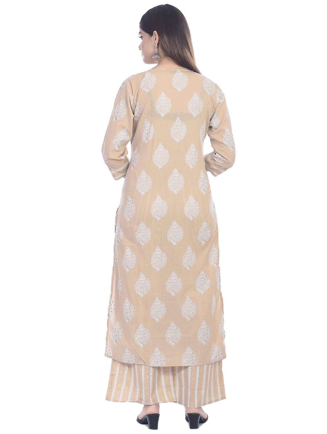 printed kurta palazzo set - 17482227 - Standard Image - 2