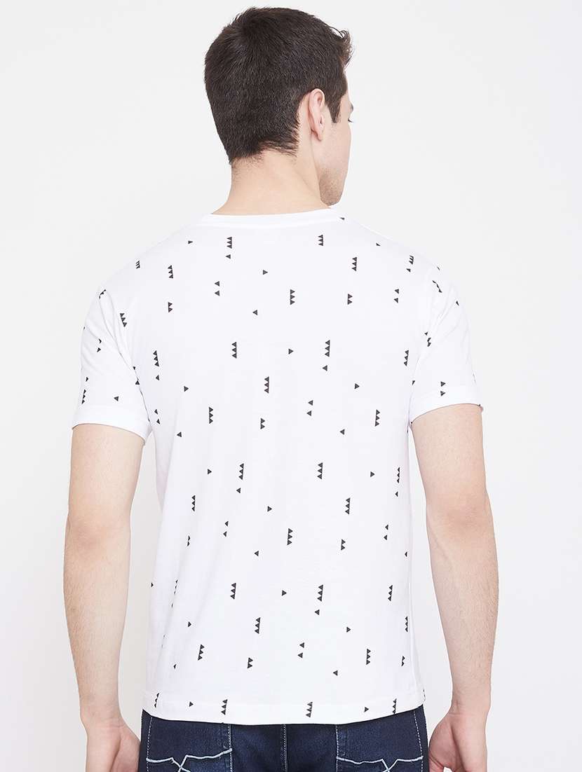 white printed t-shirt - 17482273 -  Standard Image - 2