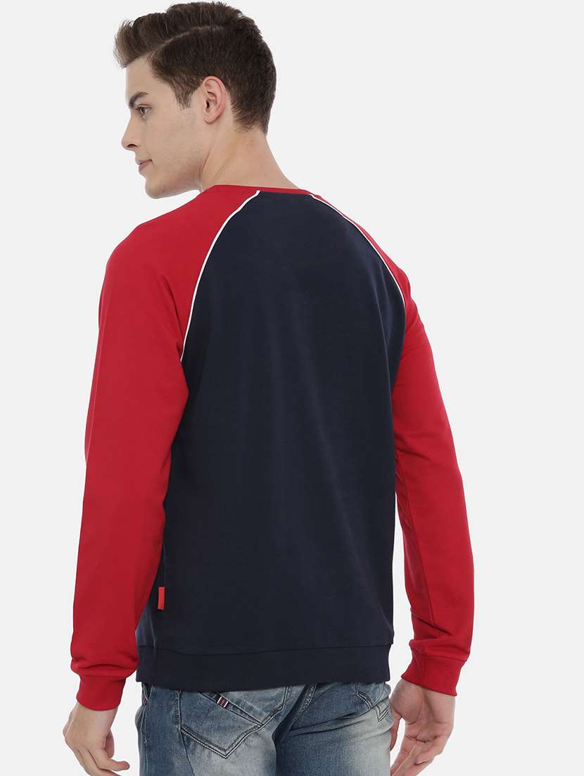 mens color block sweatshirt - 17483728 - Standard Image - 2