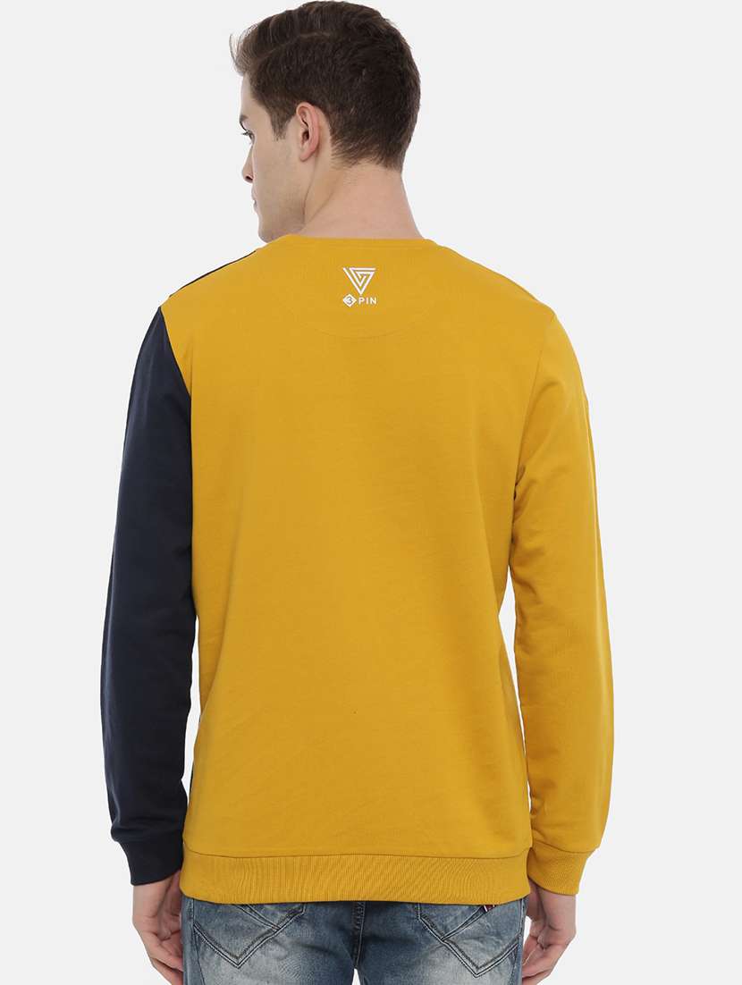 mens color block sweatshirt - 17483731 - Standard Image - 2