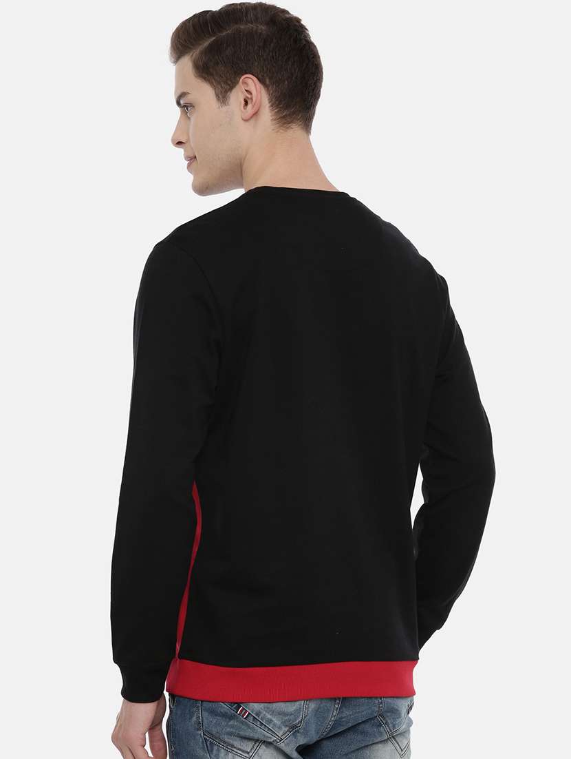 mens color block sweatshirt - 17483735 - Standard Image - 2